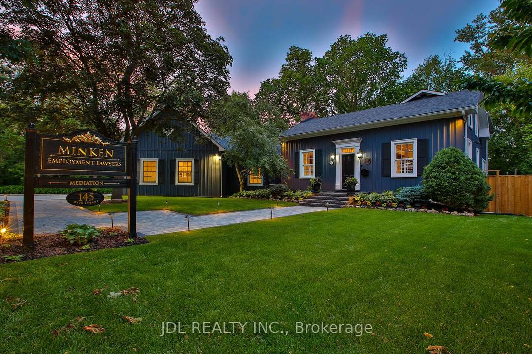 Rare Opportunity To Own A Landmark Property On Prestigious Main Street Unionville Within The Historic Heritage District.