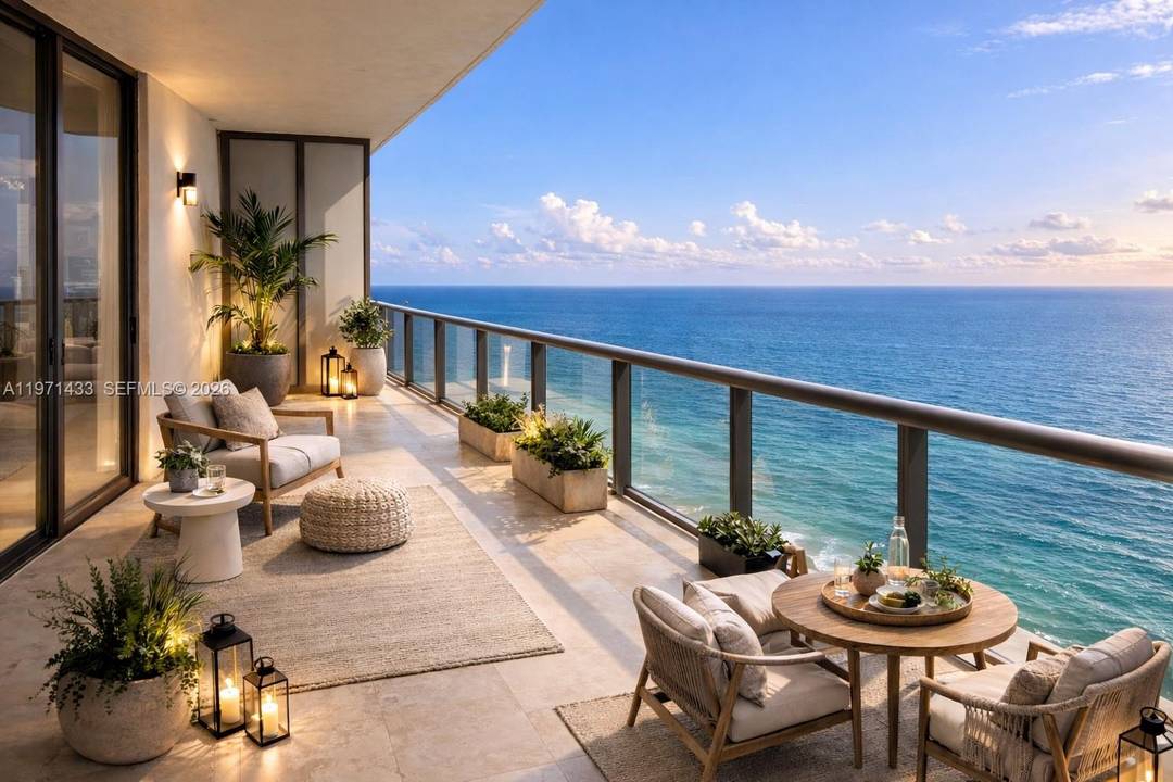 Exceptional Lower Penthouse residence at Sayan Surfside.
