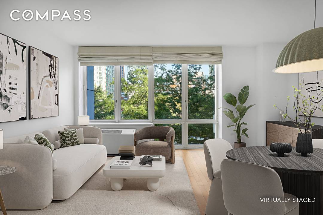 Serene, spacious, and sun filled this nearly 800 square foot 1 bedroom, 1 bathroom residence at the coveted Rushmore Condominium delivers both comfort and sophistication on the Upper West Side.