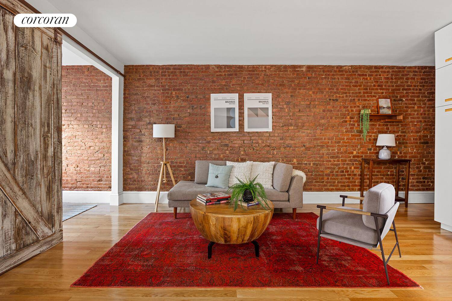 411 15th Street, Unit M This cheerfully renovated Park Slope 2 bedroom apartment is located one block from Prospect Park in a beautifully maintained coop building.