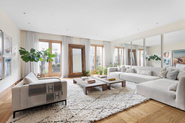 Extraordinary private penthouse located on a quiet street in the center of Soho in a boutique building with only two other residences !