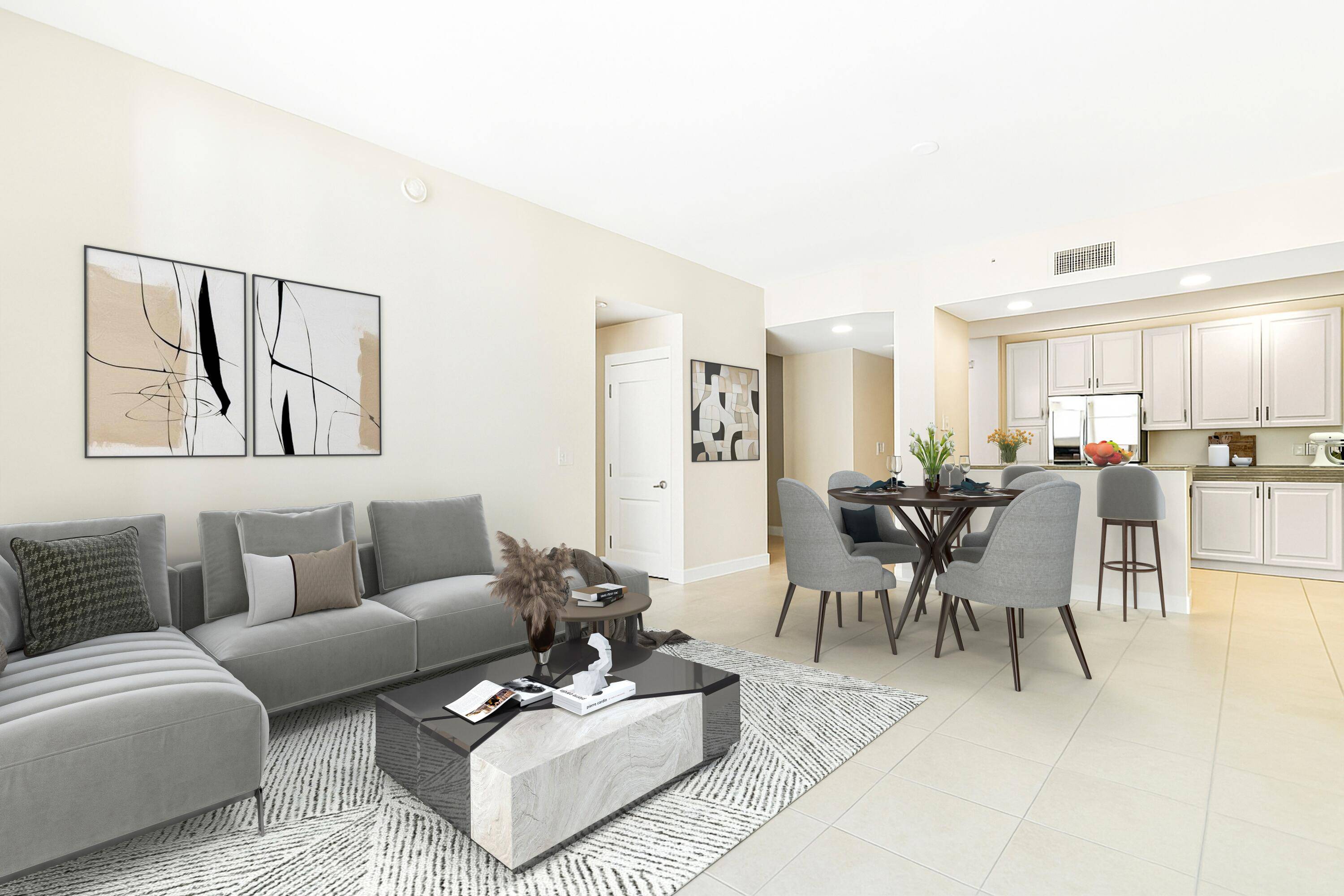 Experience urban luxury living in this fabulous 2 bedroom, 2 bathroom residence with an additional den, situated in the highly sought after One City Plaza in downtown West Palm Beach.