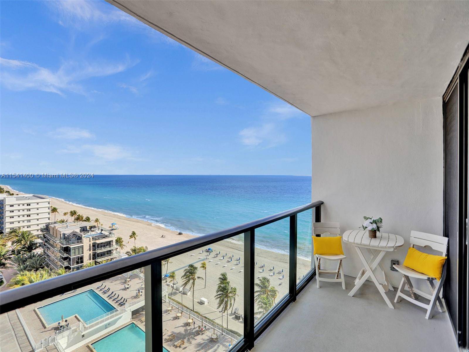 Enjoy stunning ocean and city skyline views from your spacious 2 bedroom condo on the Beach.