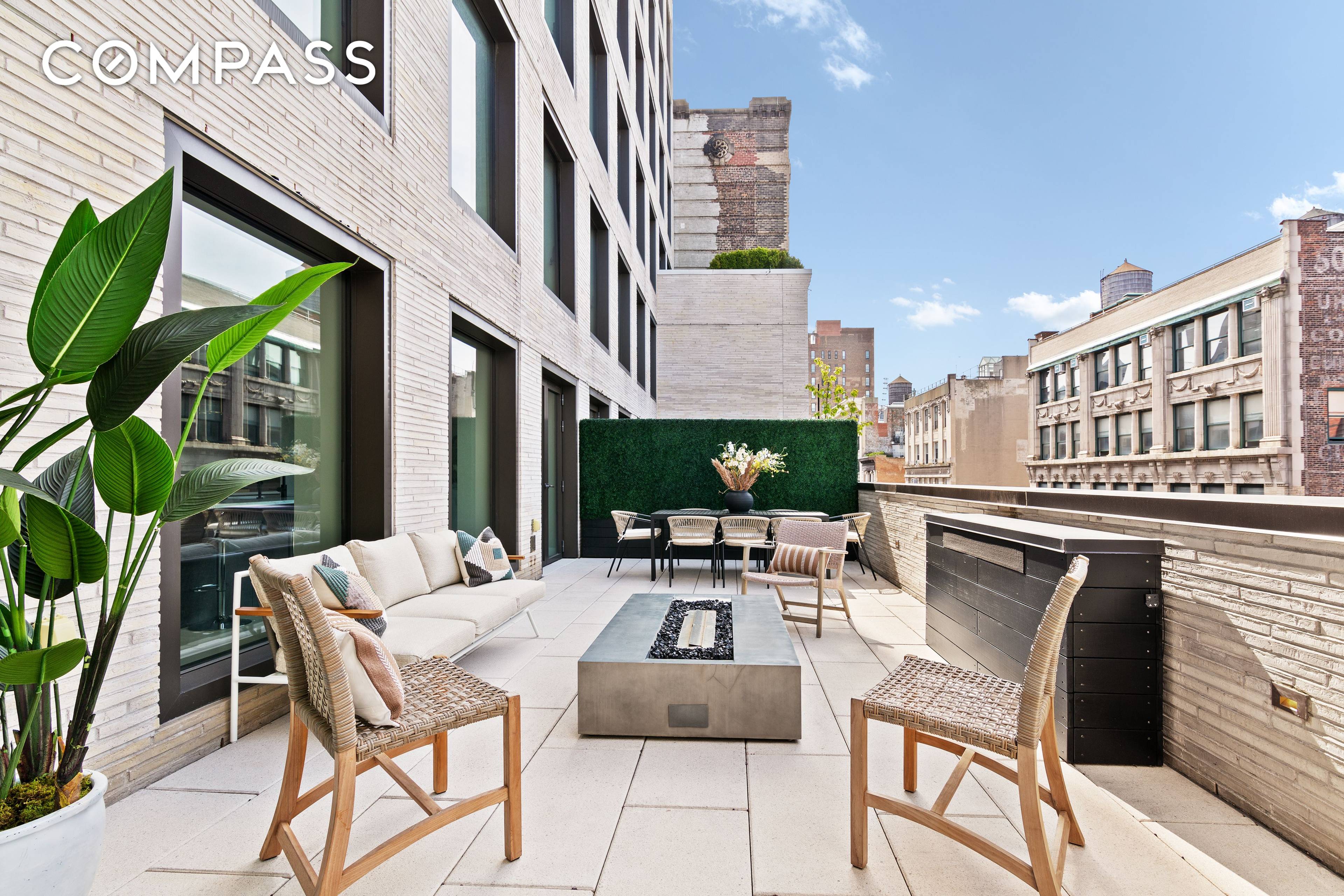Experience luxury living in this downtown duplex apartment, complete with private deeded parking deeded space available and a spacious terrace.