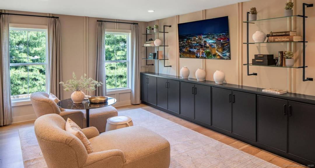 Soaring ceilings and graceful details define the Albrecht's thoughtful design.