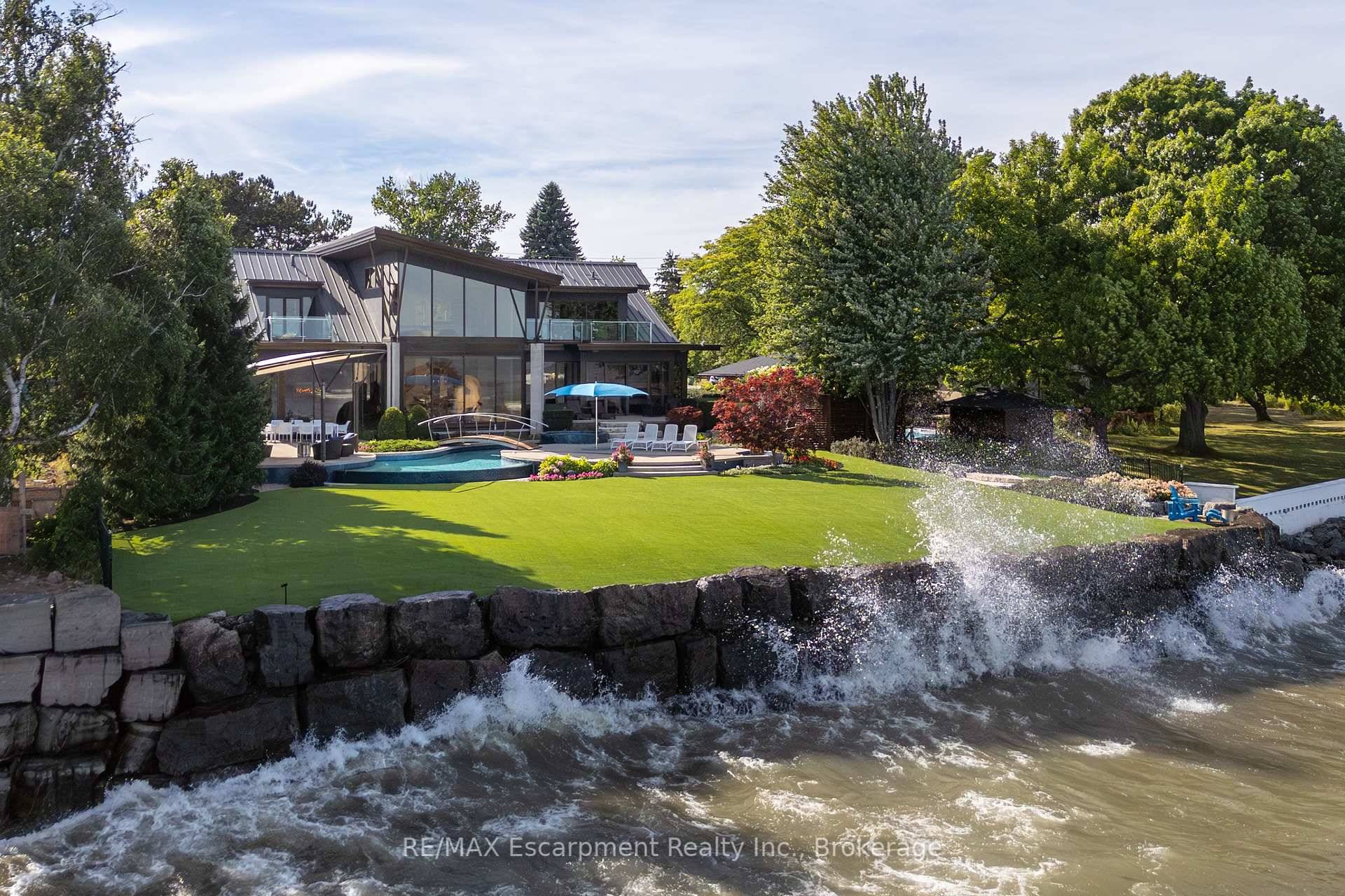 1540 Watersedge Road is a spectacular waterfront estate with jawdropping Toronto skyline views.