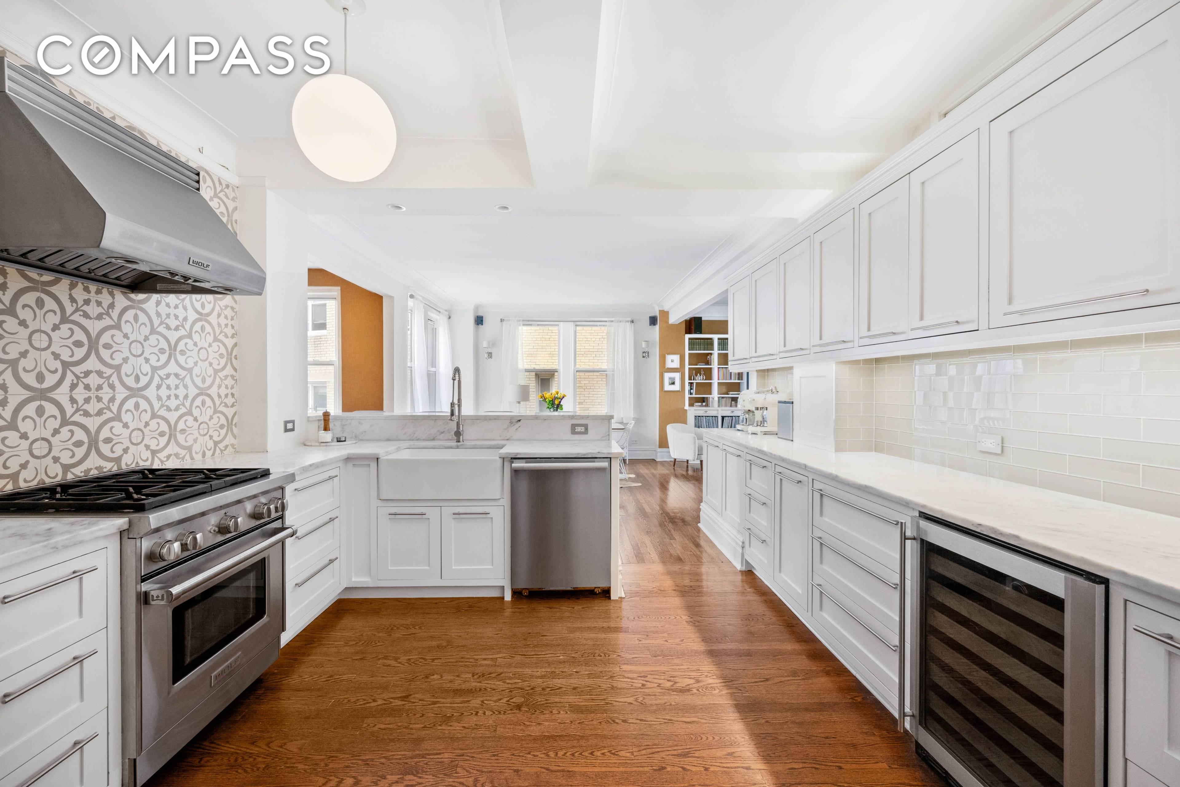 Perched on the upper floors of a charming pre war co op, this updated duplex offers the space and comfort of a townhouse with the ease and security of full ...