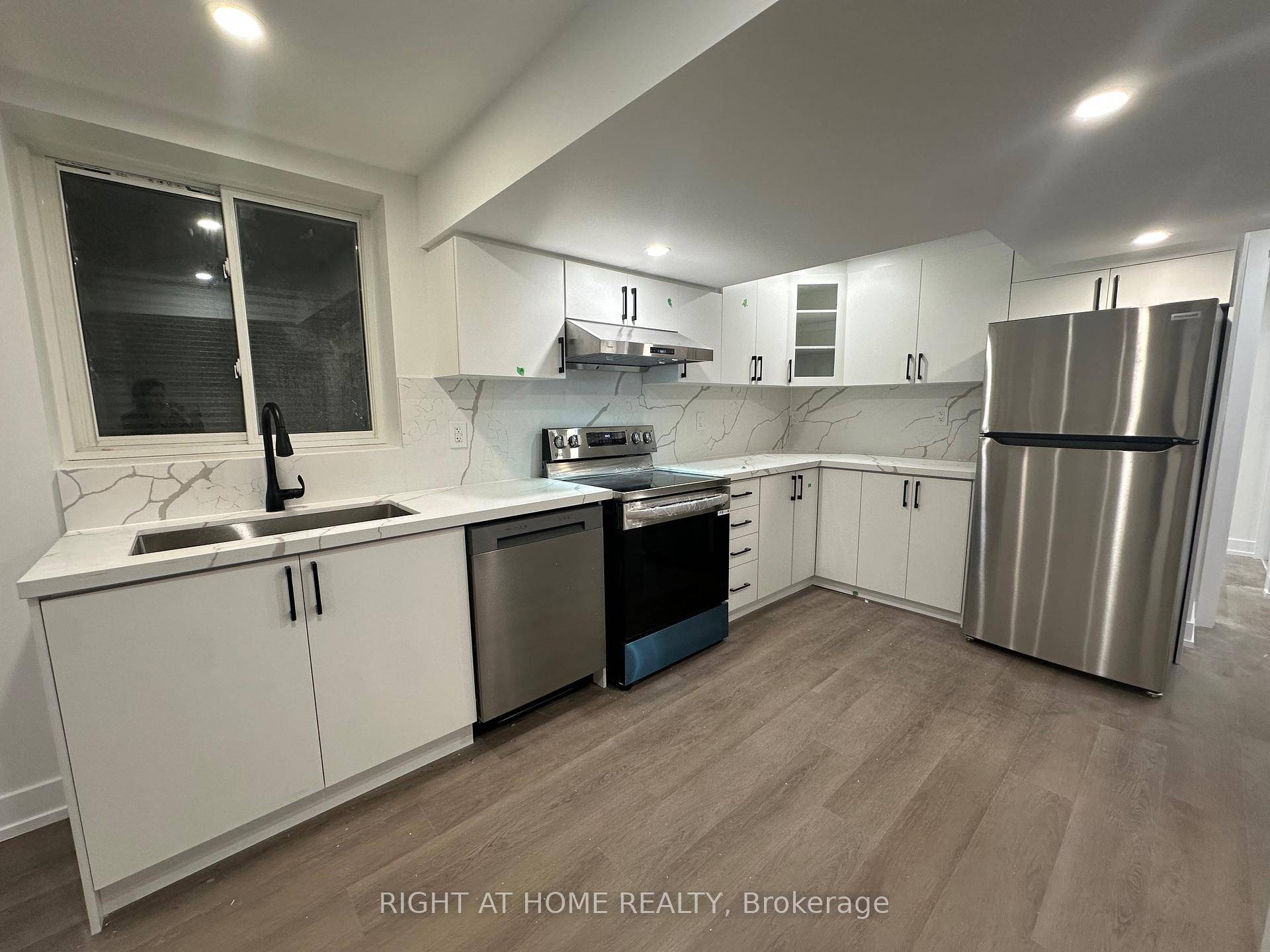Exceptional brand new never lived Walkup legal 2 bedroom basement apartment !