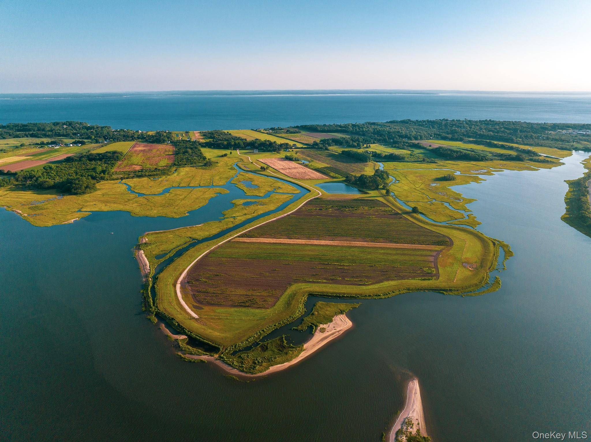 Behind a lush privet hedge, this expansive 102 waterside property offers idyllic privacy, boundless potential, and exceptional versatility across three separate parcels.