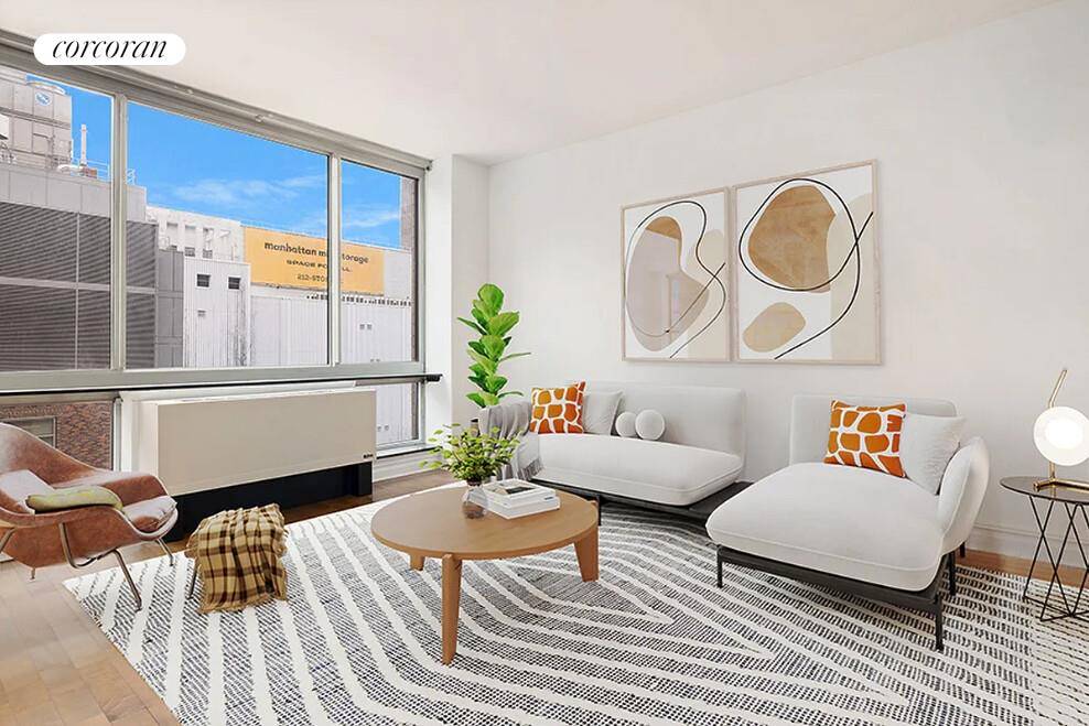 Spacious one bedroom in Bridge Tower, a full service, amenity rich condominium on the Upper East Side.