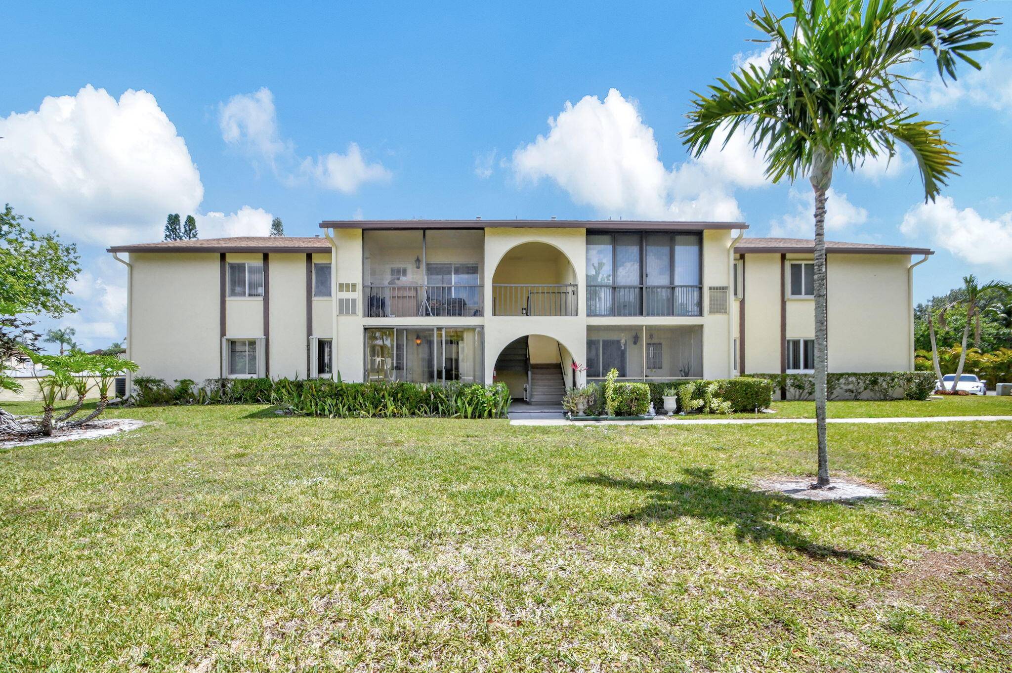 Desirable first floor 2 bedroom condo in a well maintained 55 community, just a short walk from the clubhouse and pool.