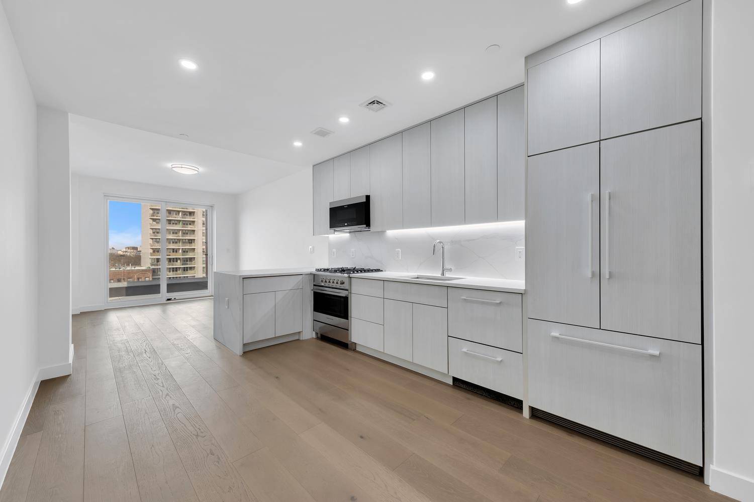 Brand new two bed, two bath Condo with a balcony, terrace and PARKING for rent in prime Kensington, Brooklyn.