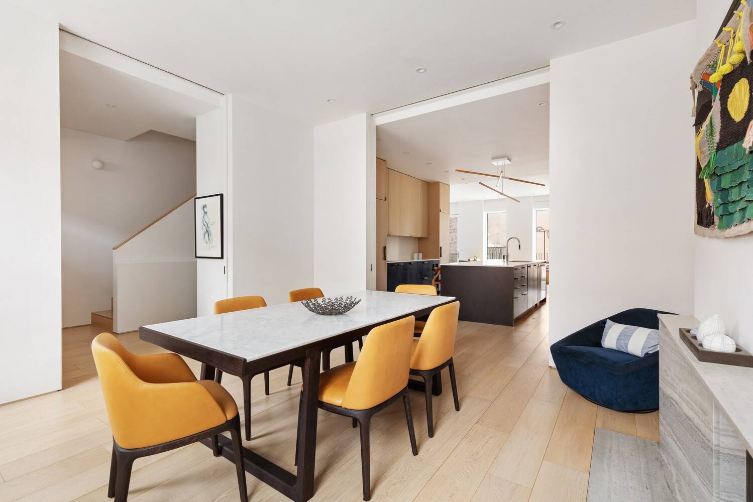 Located on a picturesque, tree lined townhouse block in Cobble Hill, 368 Clinton Street is a mint condition, 25 foot wide residence spanning approximately 4, 400 square feet.