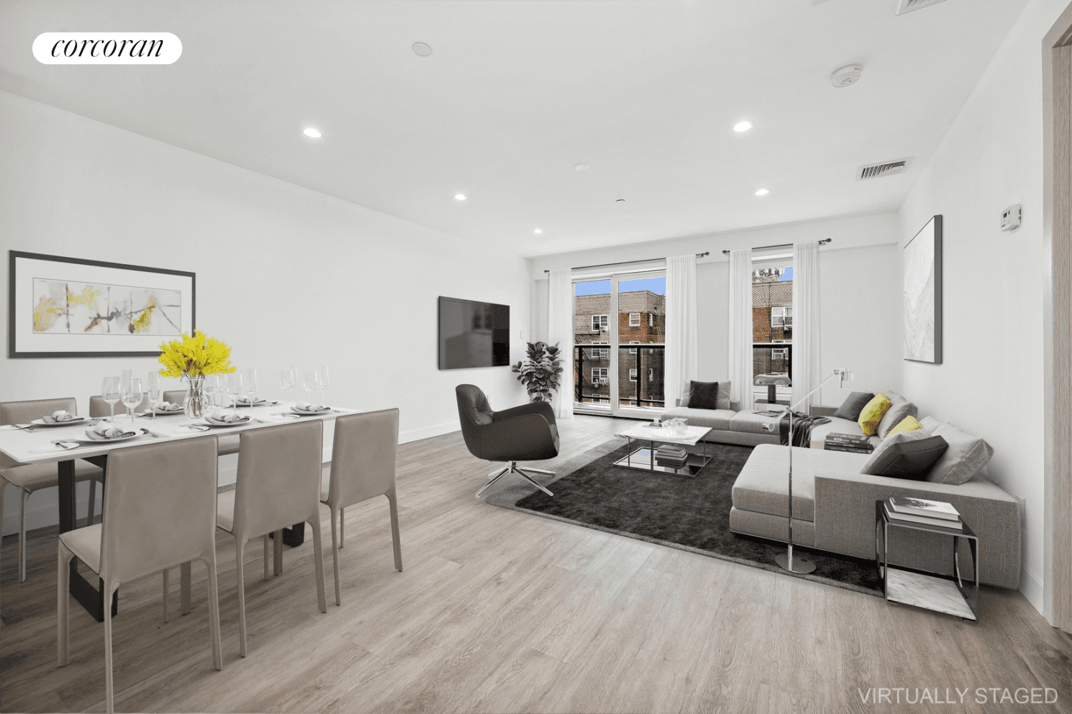 LAST UNIT AVAILABLE Spacious 2 Bed, 2 Bath with Two Private Outdoor Spaces IMMEDIATE CLOSINGS SHOWINGS BY APPOINTMENT ONLY This building is approved for a first time homebuyer program, potentially ...