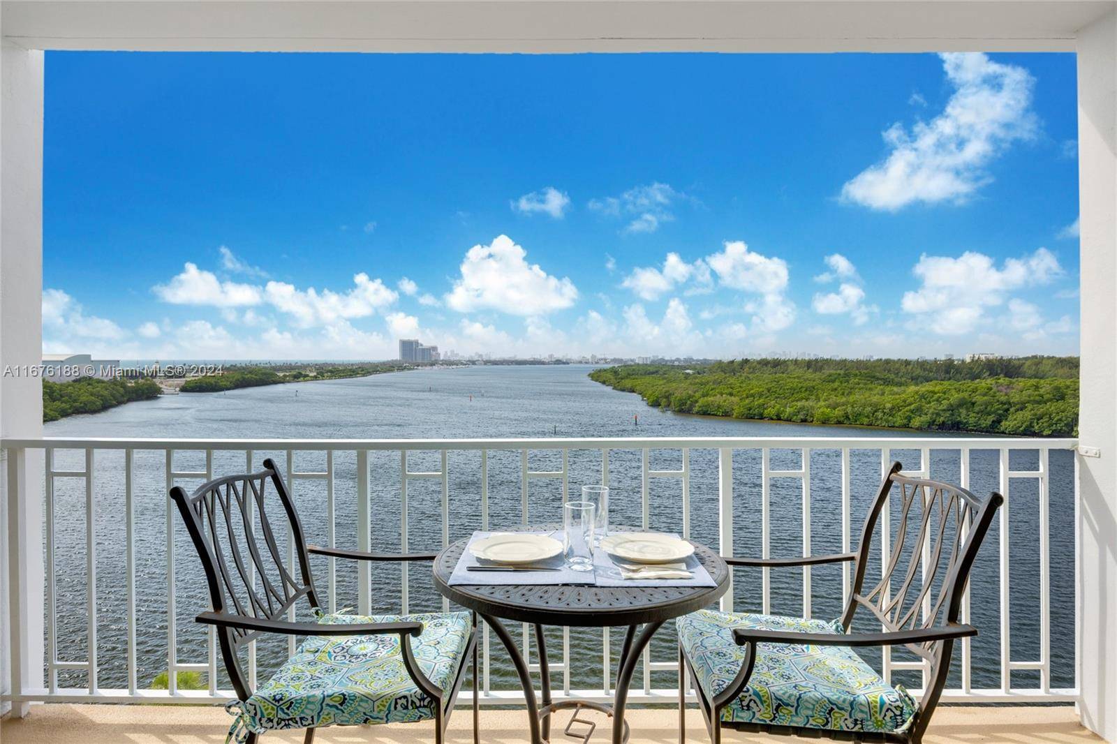 Phenomenal views ! Discover this stunning, completely renovated 2 bedroom, 2 bathroom condo featuring breathtaking views of the intracoastal, Oleta Park, and the ocean.