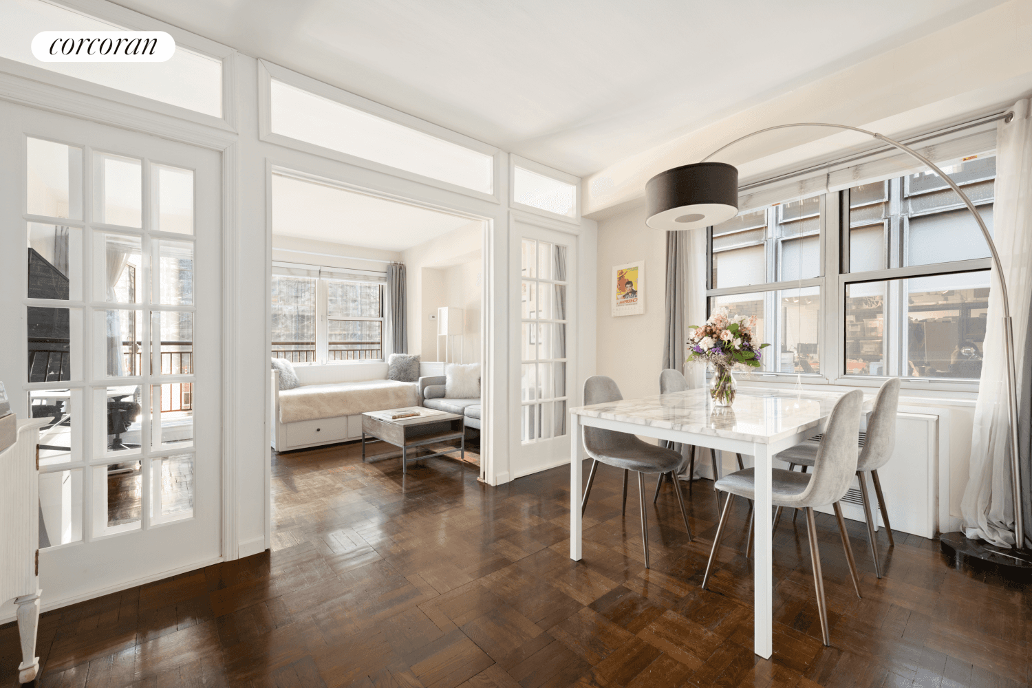 Private Balcony Central Park Views Flexible Layout Welcome to Residence 21G at The Residences at Carnegie Hall Tower a bright and airy high floor one bedroom featuring a private balcony ...