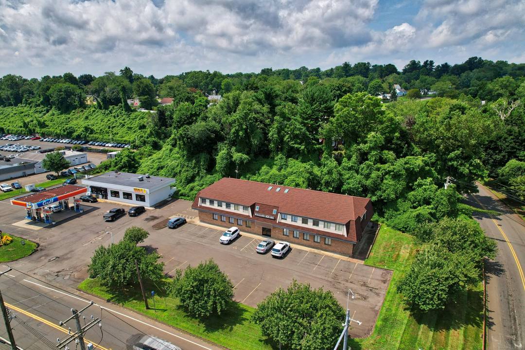 Beautiful corner lot office building in ideal, central location.