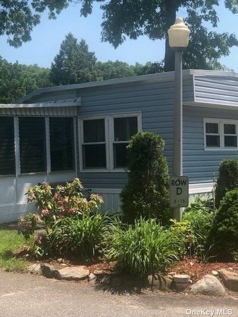 All CASH Deal. Spacious, Clean, Turn key, Fleetwood Model end unit includes scenic views of sunrise sunsets in popular Wading River Mobile Park across from East Wind Shoppes.