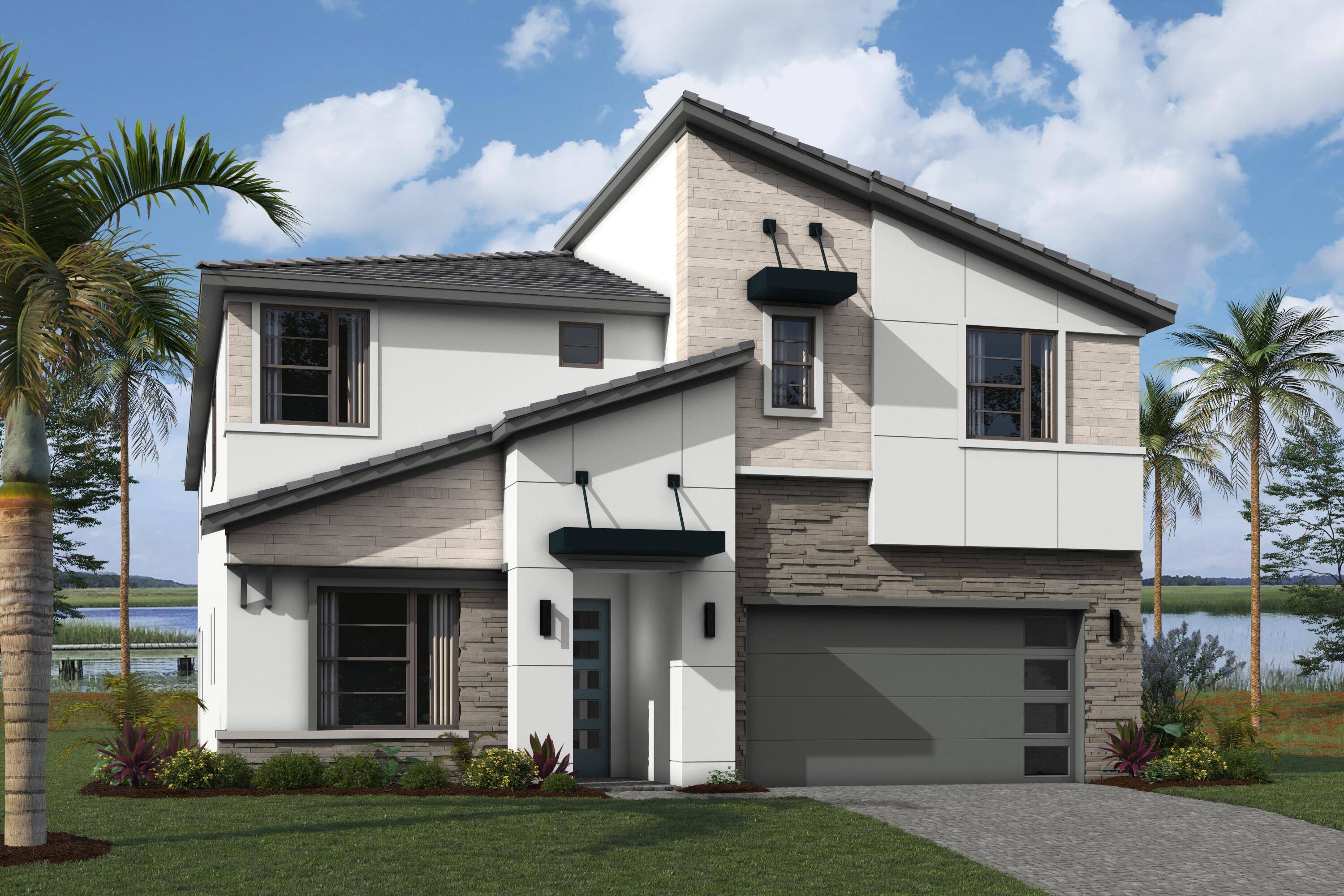 Nestled on a private cul de sac, the 4, 168 square feet Miro plan offers a spacious two story home including 5 bedrooms and 4.