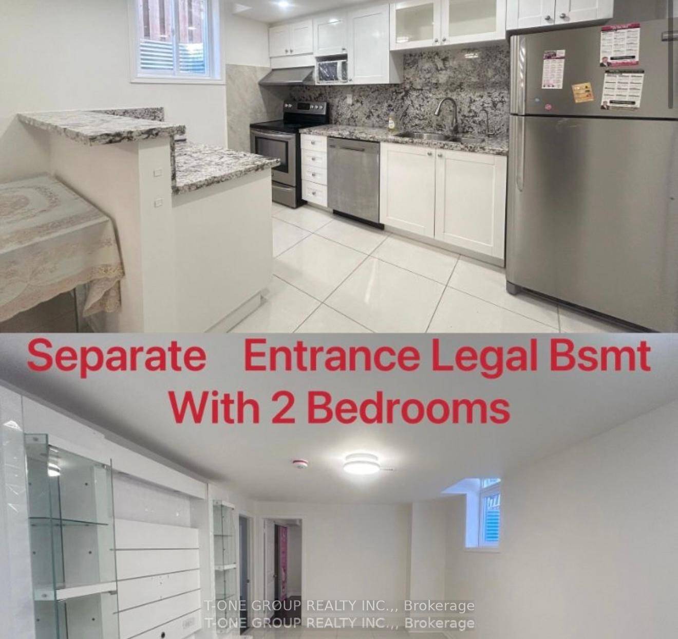 Absolutely Great Legal Basement W Permit For Rent.