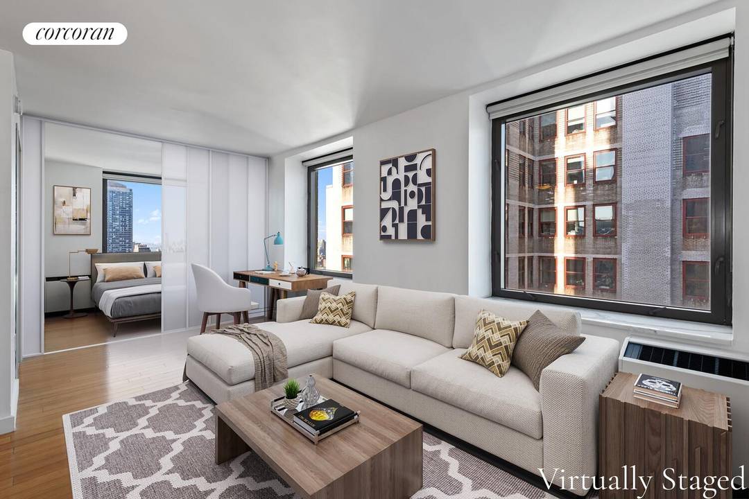 This apartment in vibrant Midtown South is not to be missed !