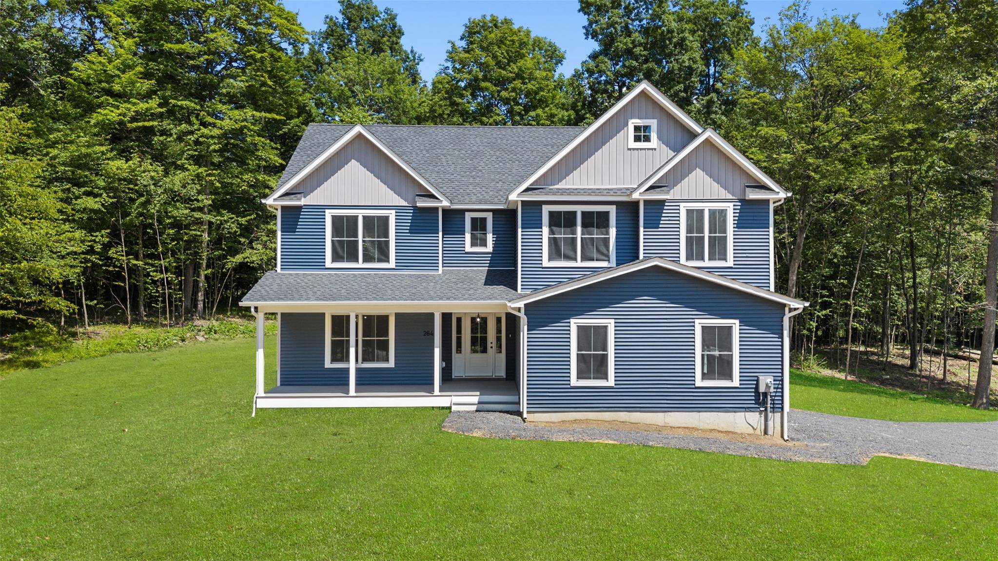 Located on a quite country road in the town of Wallkill sits this move in ready new construction colonial on 2.