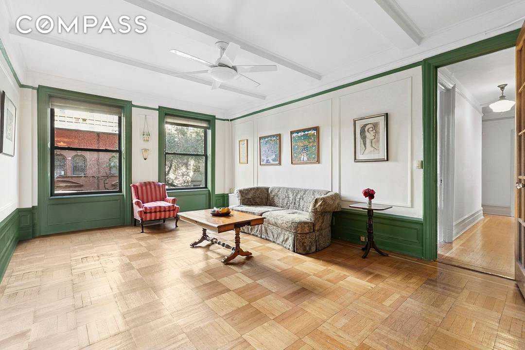 Rare Find ! Elegant Classic Six Co op in Prime Upper West Side Location !