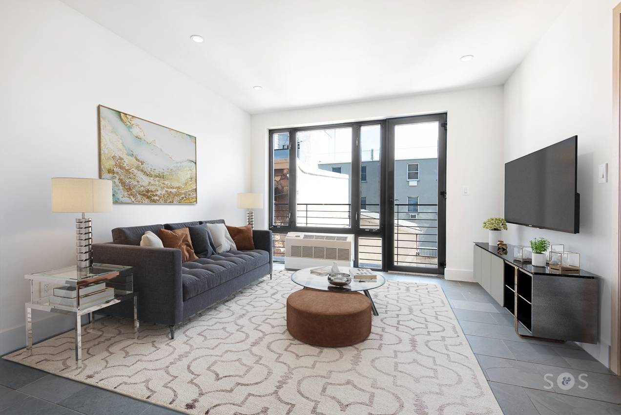This charming one bedroom in the heart of Williamsburg blends style and comfort with beautiful slate and hardwood floors, oversized windows that flood the space with natural light, and built ...