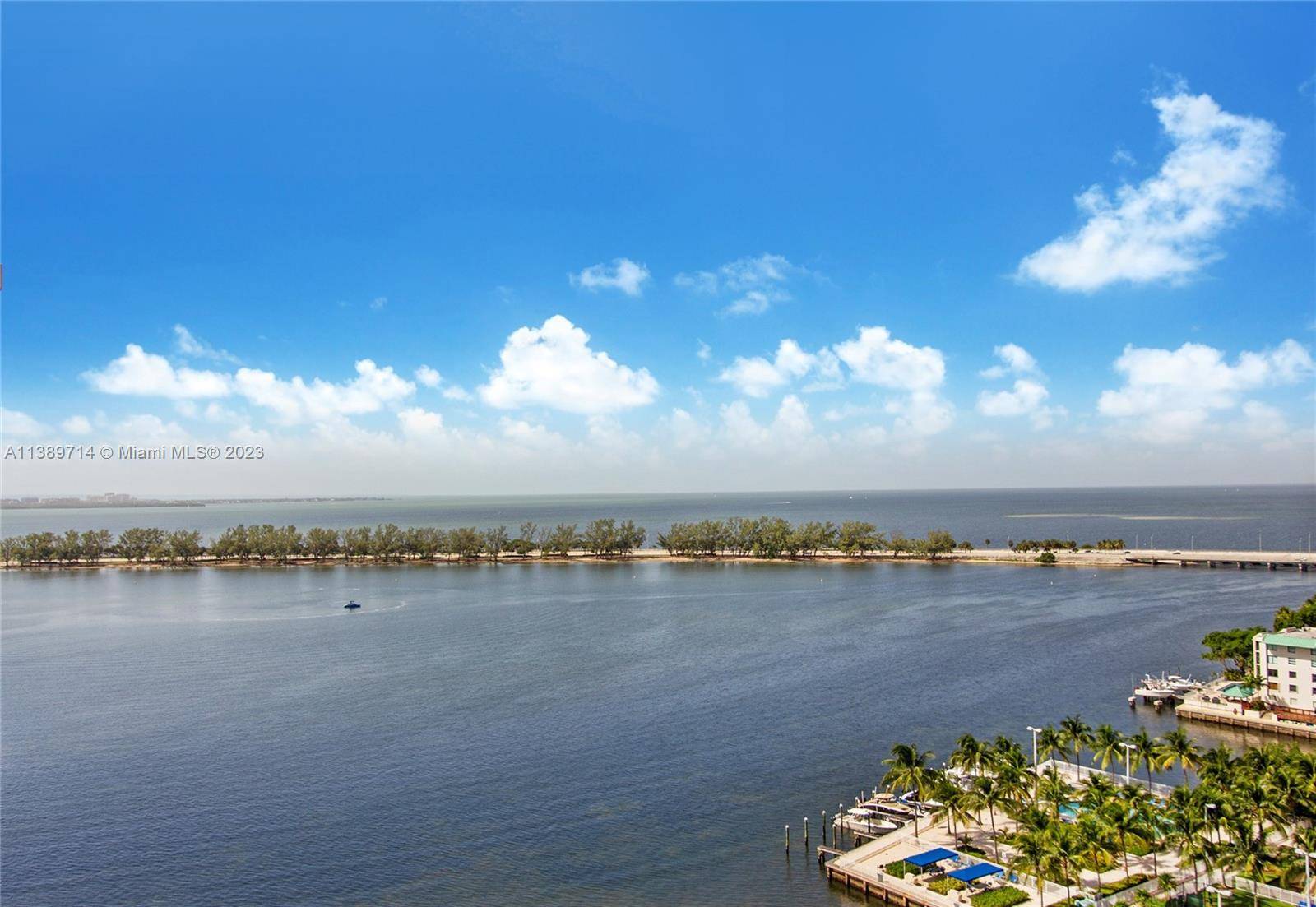 Beautiful 2 2 unit with spacious terrace overlooking the Baylor you to enjoy the Miami lifestyle.