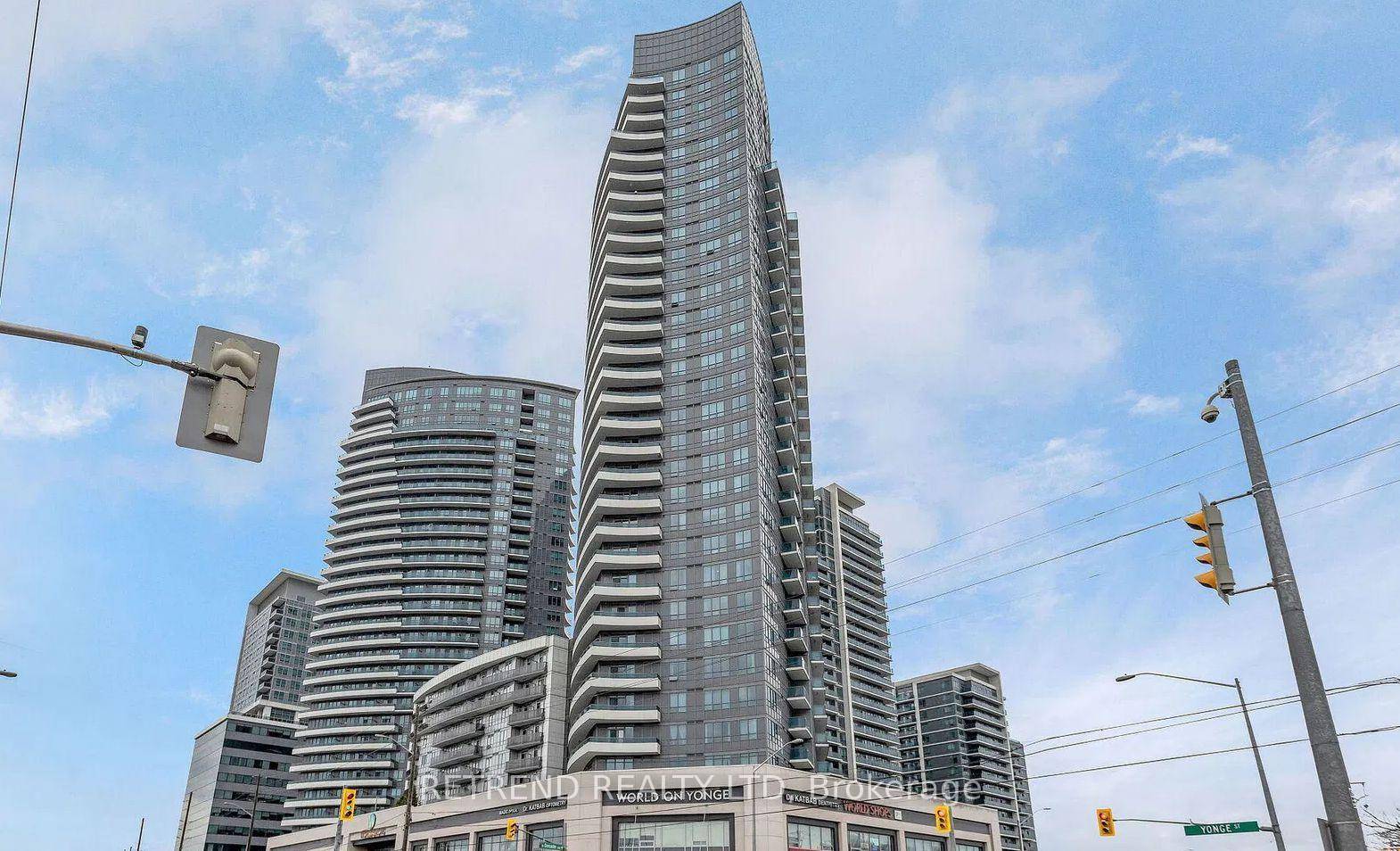 Prime retail unit in the prestigious World on Yonge complex.