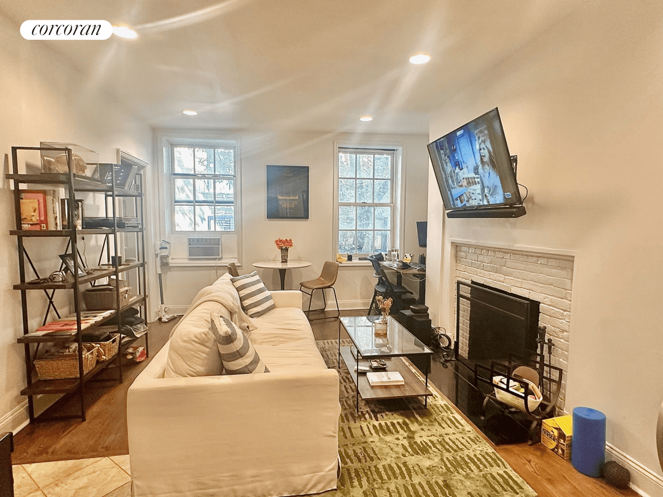 Step into this charming and spacious one bedroom apartment located on what is undoubtedly one of the most desirable blocks in all of the West Village, Commerce Street.