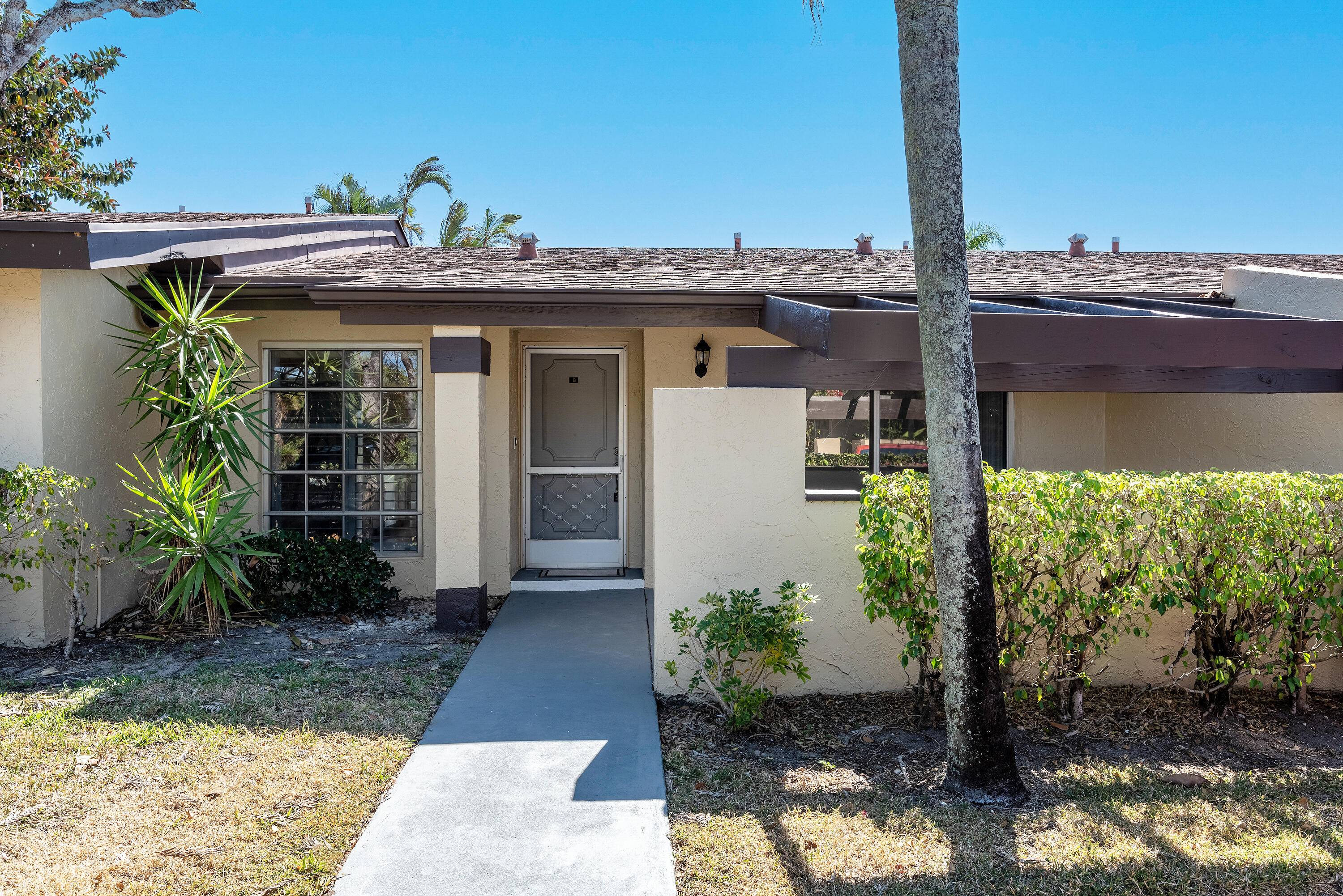 Located in the desirable 55 community of Palm Greens in Delray Beach, this charming single story villa offers 2 bedrooms and 2 bathrooms in a bright and airy layout.