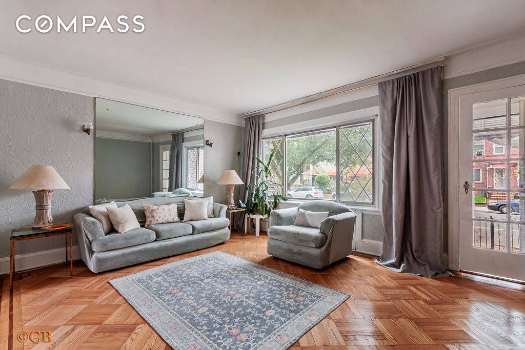 Welcome to 1221 Troy Avenue a classic pre war brick row house nestled on a peaceful, tree lined street in East Flatbush.