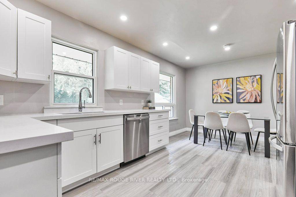 This solid ranch bungalow is extensively remodelled and updated !