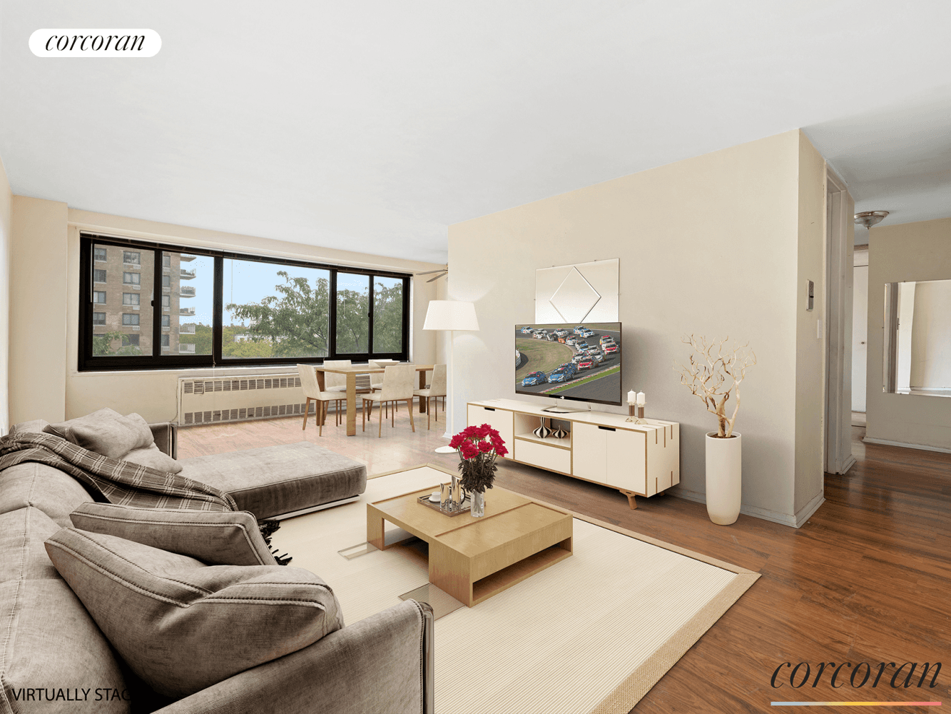 This Clinton Hill 2 bedroom is an impressive space.