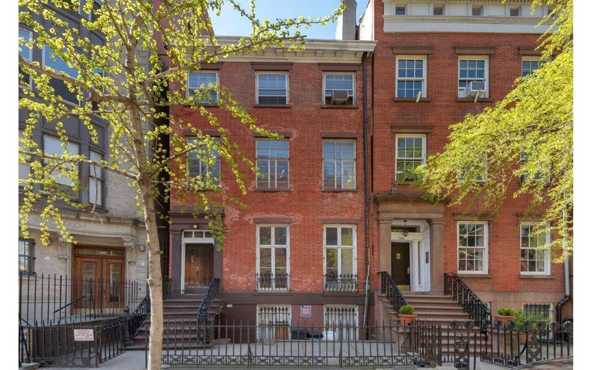 404 West 20th Street is officially acknowledged as the Oldest Dwelling within the Chelsea Historic District, as the plaque next to the front door states.