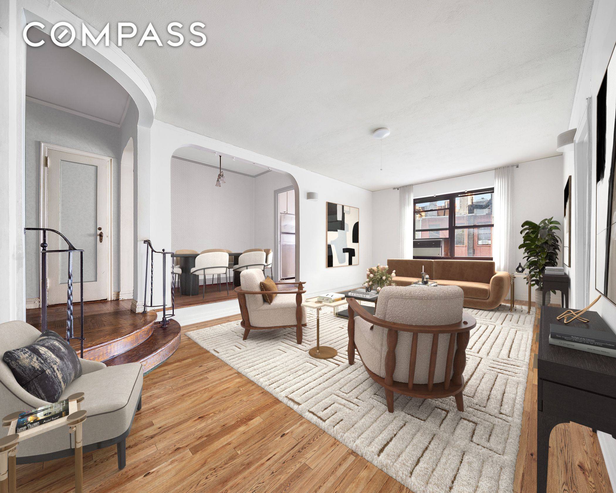 Welcome to this inviting and character filled pre war one bedroom apartment, where timeless details meet endless potential.