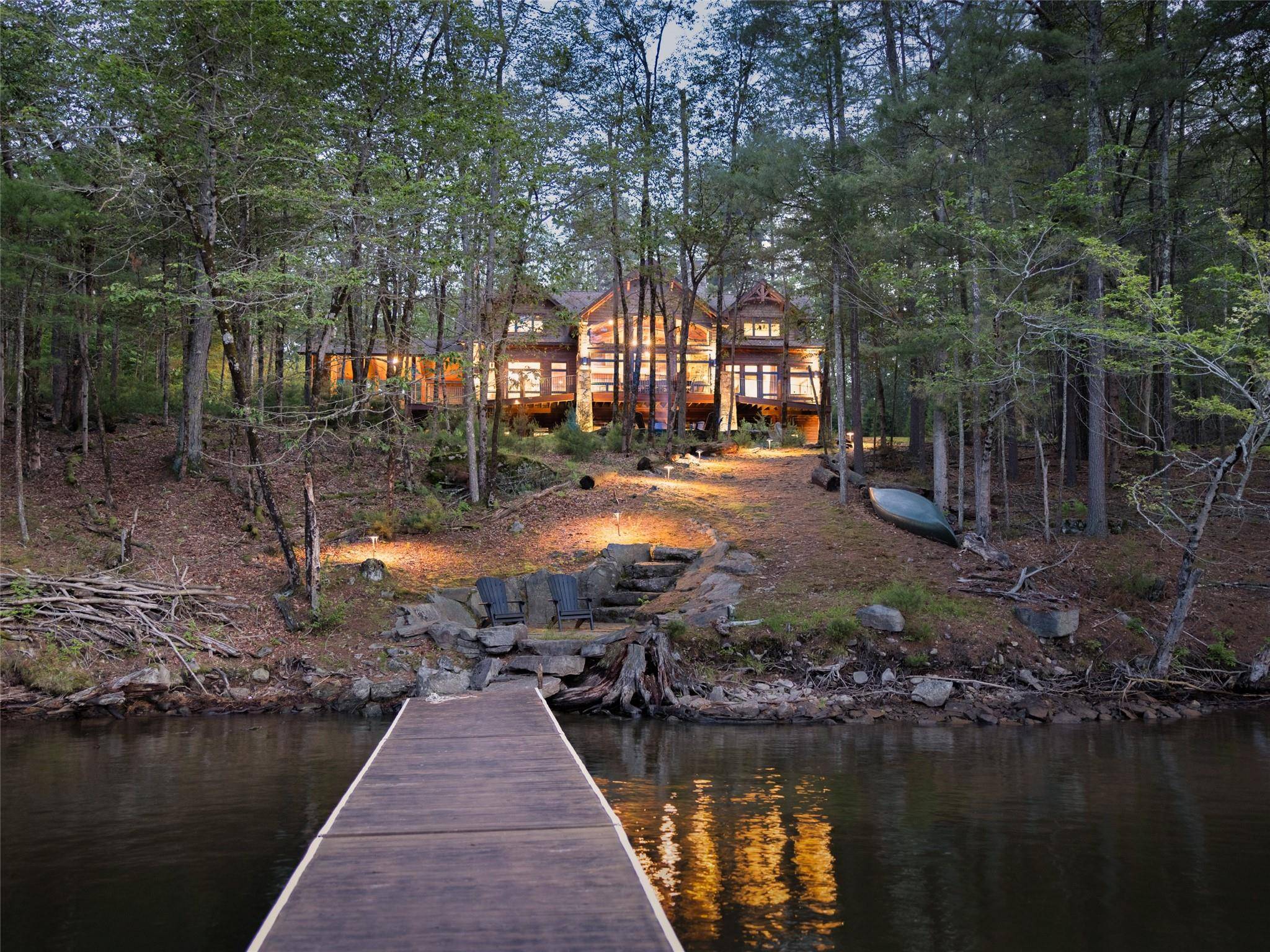This custom Adirondack Style reminiscent of the Great Camps in the Northeast, was created with the whole family in mind.