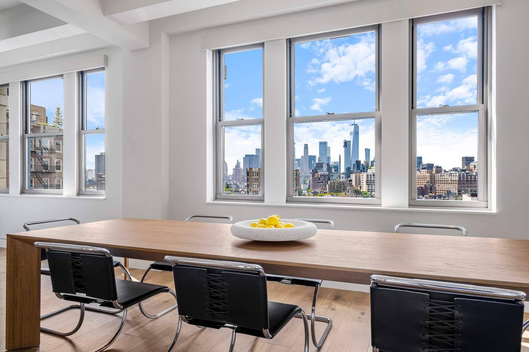 The West Village Penthouse Redefined This spectacular duplex penthouse delivers the rarest of New York experiences 360 protected skyline views, ultimate privacy, and a seamless indoor outdoor lifestyle.