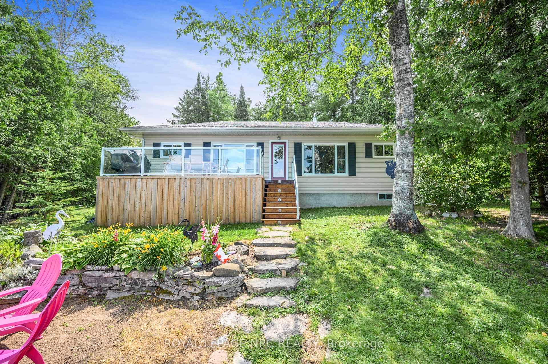 Beautiful and much loved waterfront property with year round road access.
