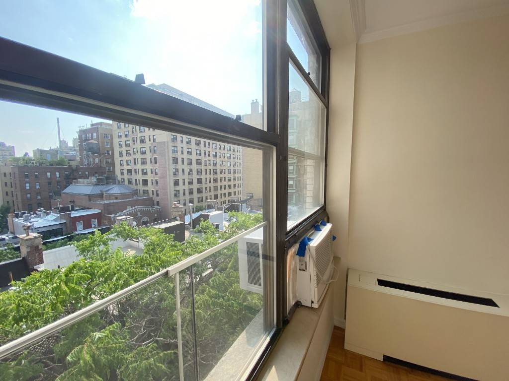 South facing and Sunny renovated two bedroom apartment with central air in well kept doorman building with a roof deck and laundry room.