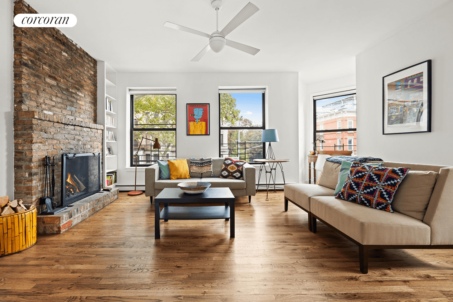 This sun filled, 3 bedroom, 2 bath apartment is available furnished or semi furnished and is located just one flight up in a charming co op building.