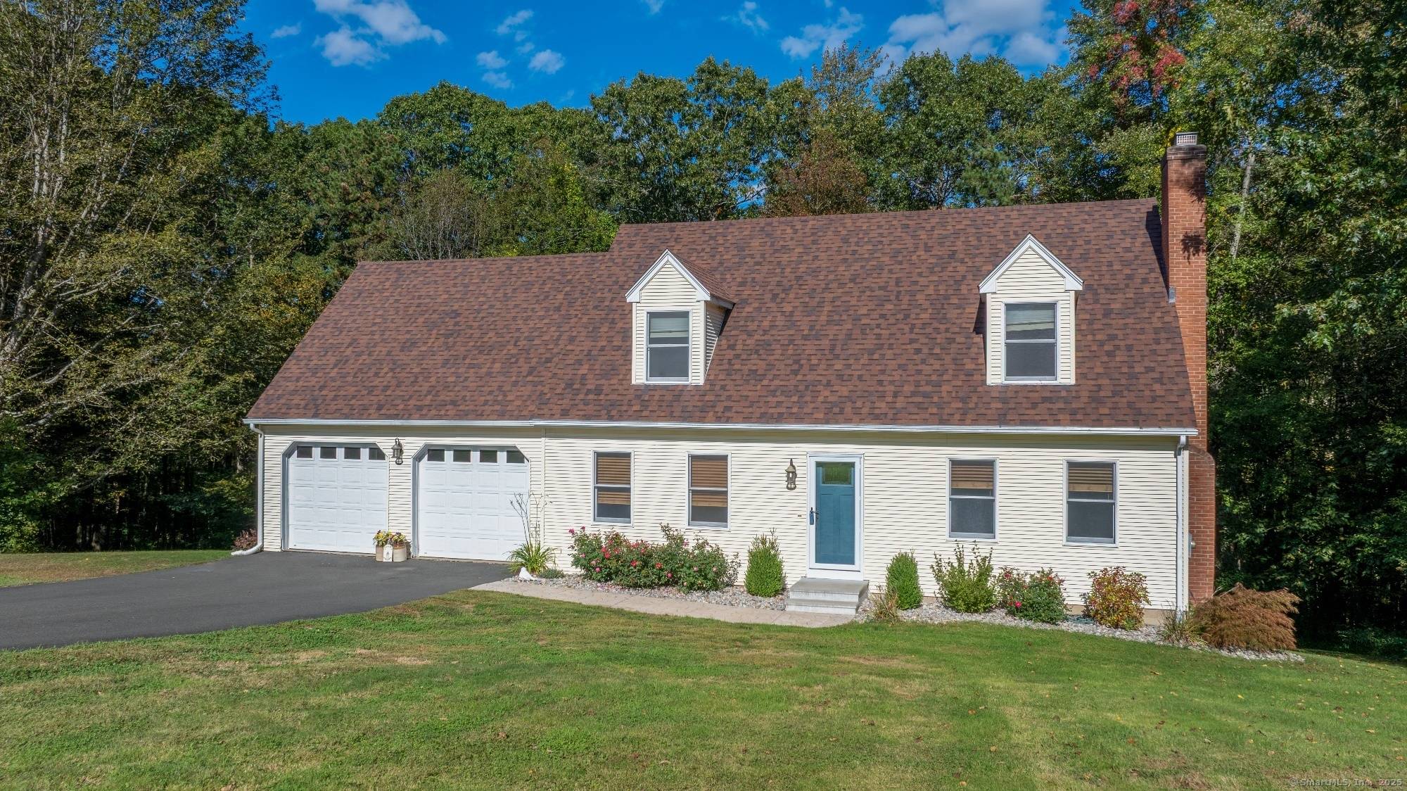 Classic New England Cape located on one of most picturesque roads in Coventry, offering close to 4 acres of privacy, just 13 minutes to Uconn, 6 minutes to Coventry Lake ...