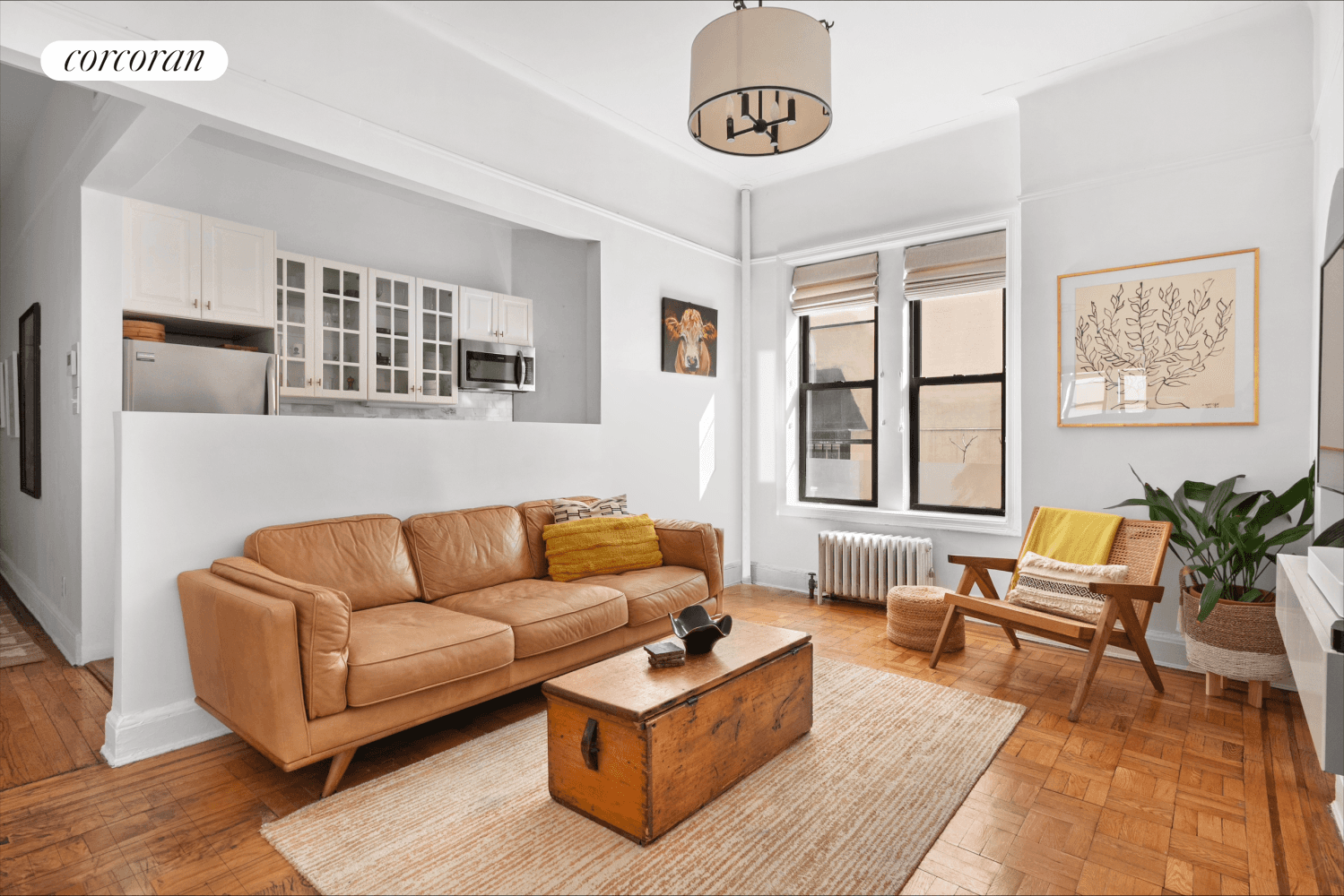 Serene light filled one bedroom with low monthlies located in prime Park Slope.