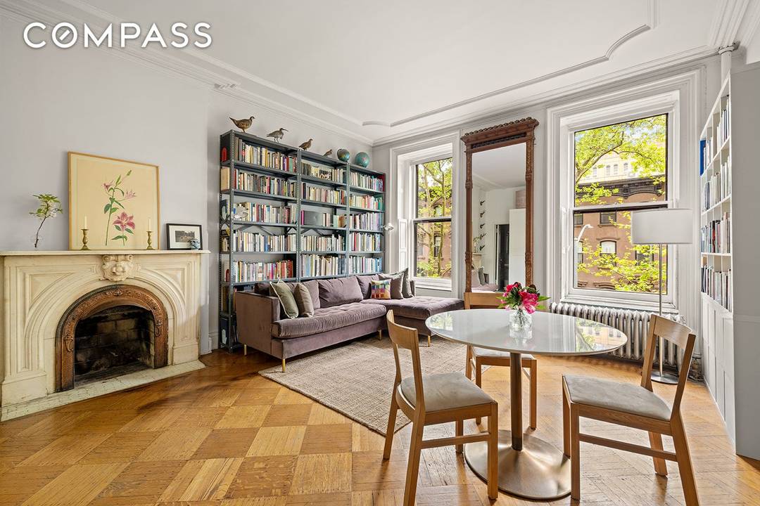 Charm abounds at this oversized studio, convertible one bedroom.