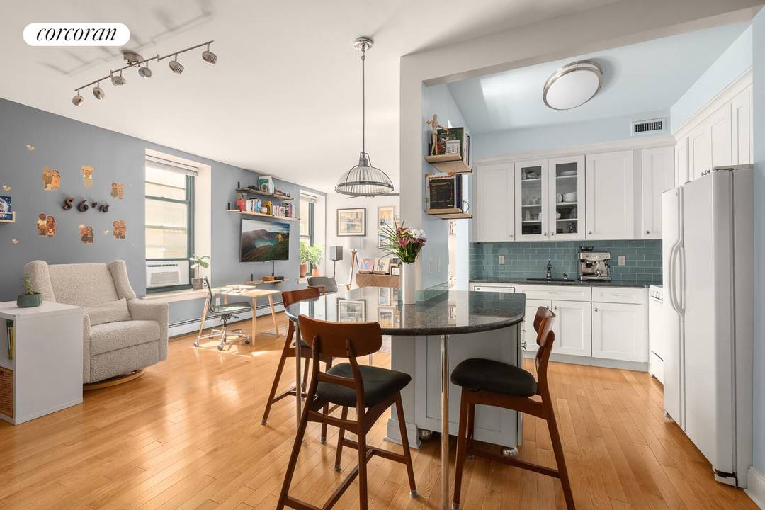 Apt. 2B at 352 West 117th Street is an oversized 1BD 1BA condo that blends modern renovations with classic Harlem charm.