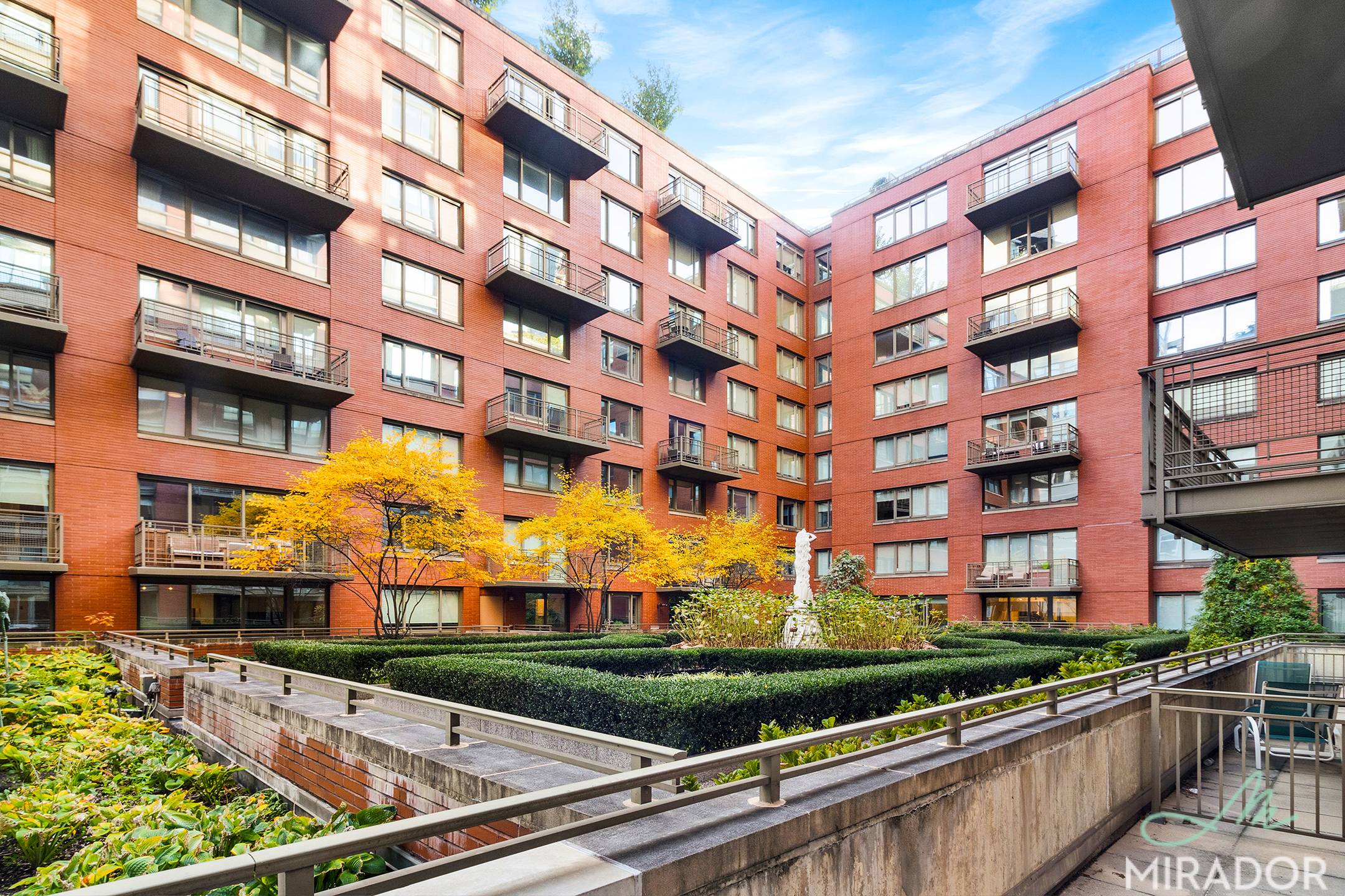 South facing one bedroom home with a private balcony at The Caroline.