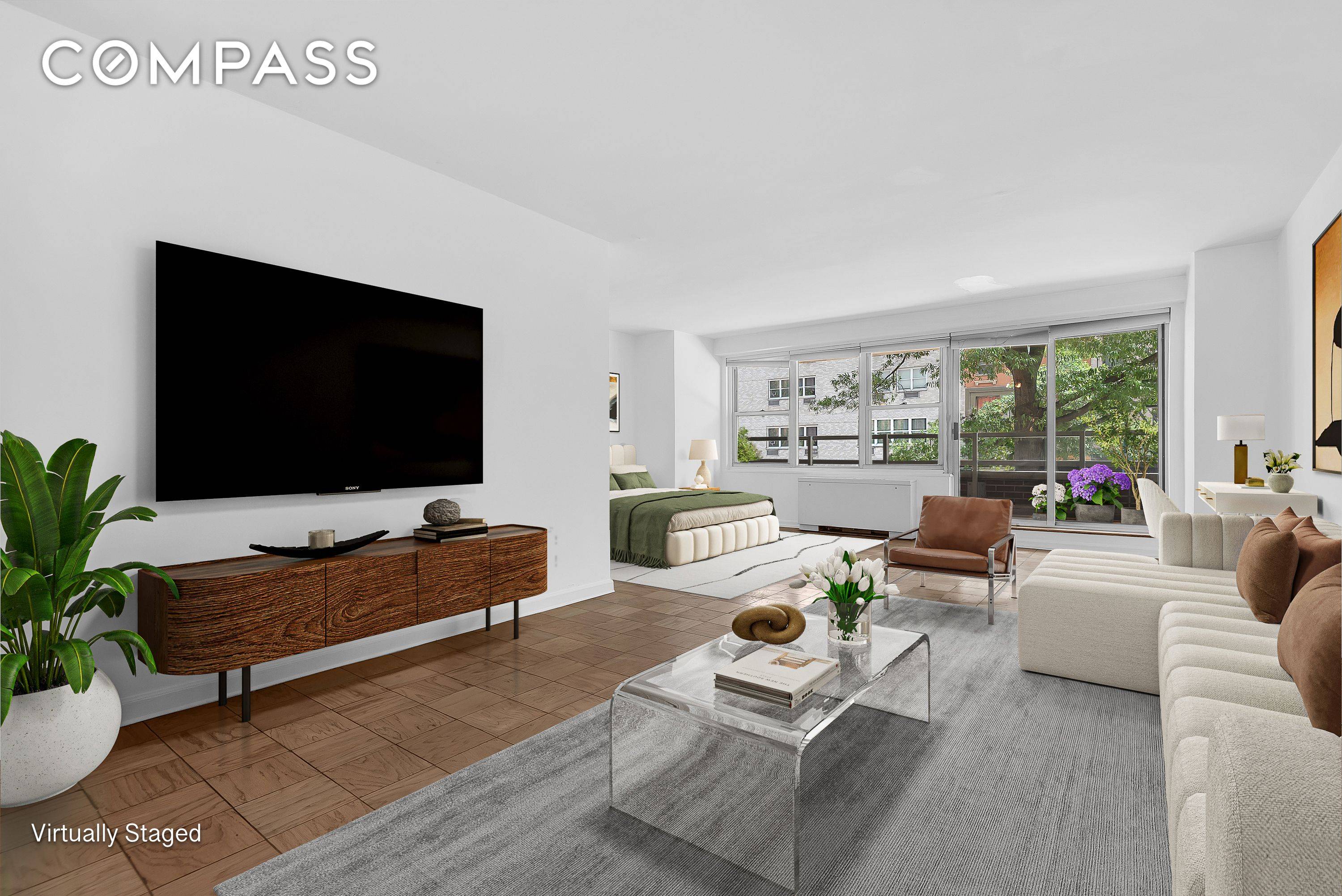 Don't miss this Extra Large Alcove Studio with your very own HUGE BALCONY in an ideal Upper East Side location.