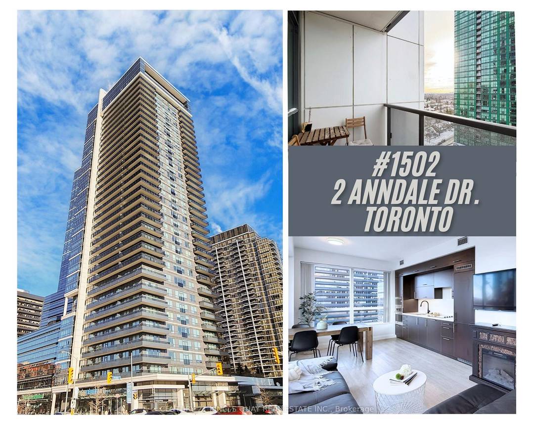 Experience ultimate urban convenience in this stunning 15th floor corner suite at 2 Anndale Dr.