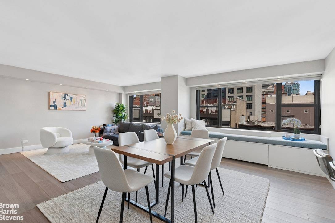 Experience expansive living and refined design in this beautifully renovated two bedroom, three bath residence, set within one of the Village's most sought after full service co ops The St.